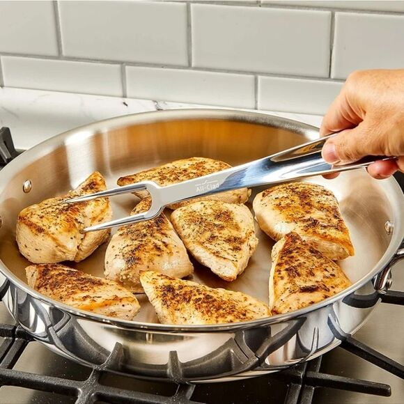 All-Clad Stainless Steel Meat & Carving Fork - Picture 2 of 4